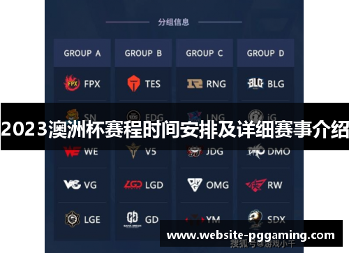 2023澳洲杯赛程时间安排及详细赛事介绍